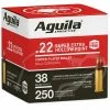 Cheap 👍 Aguila Ammunition 22LR High Velocity Hollow Point 38GR Ammunition - 250 Ct. 🔥