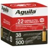 Budget 🛒 Aguila Ammunition 22LR High Velocity Hollow Point 38GR Ammunition - 500ct. 🧨