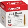 Buy 🎁 Aguila Ammunition 223 Rem Full Metal Jacket 55GR Ammunition - 300 Ct. 🧨