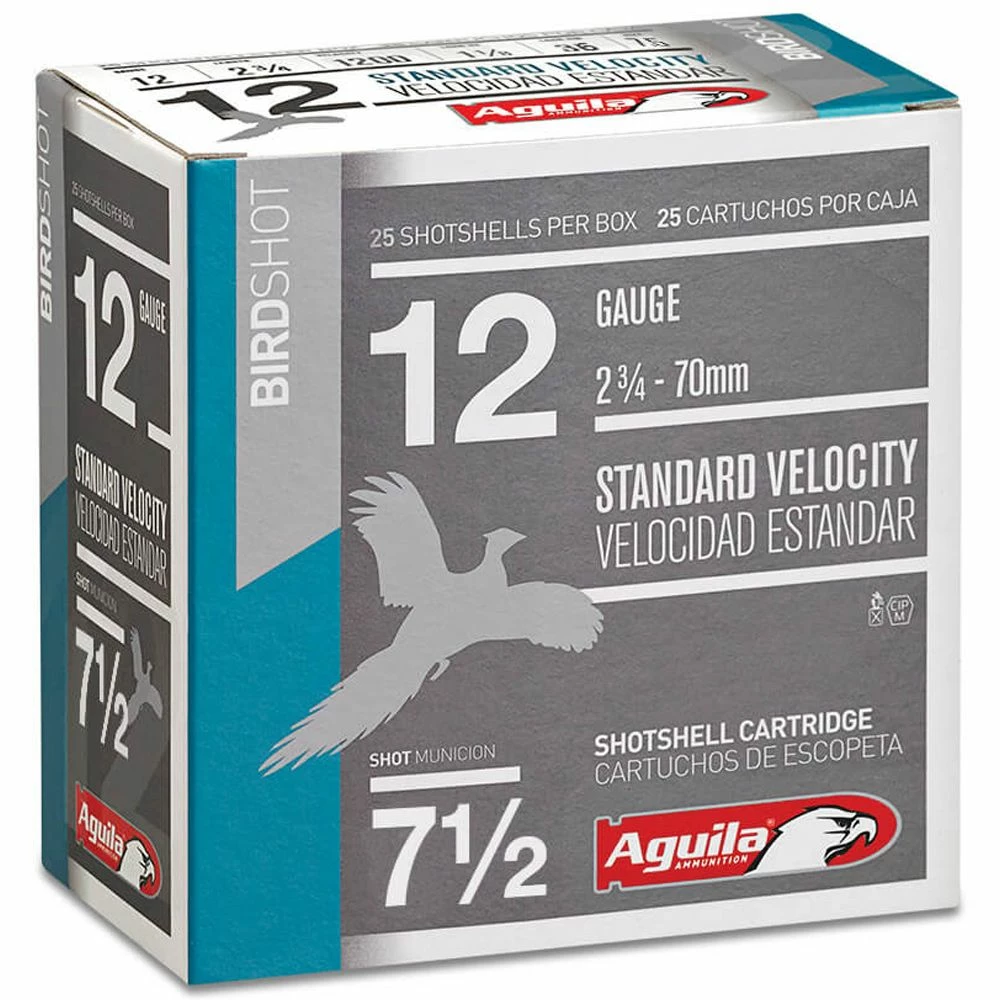 Cheap ๐ฏ Aguila Ammunition 12 Gauge Standard Velocity 7.5 Shot Ammunition ๐ 1 Cheap ๐ฏ Aguila Ammunition 12 Gauge Standard Velocity 7.5 Shot Ammunition ๐