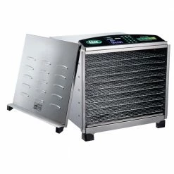 Best deal ⭐ Lem Big Bite 10-Tray Digital Stainless Steel Dehydrator 💯 -Cheap Hunting & Fishing Store 7416079 2