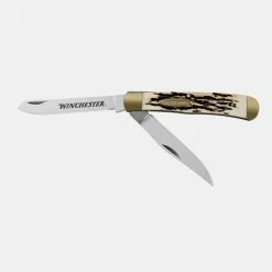 Hot Sale 🌟 Winchester® Jigged Bone 2 Blade Trapper Knife 🔥