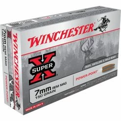 Discount ⭐ Winchester® Super- X Rifle Ammunition 7MM Remington Magnum 150 Grain Soft Point 🎉