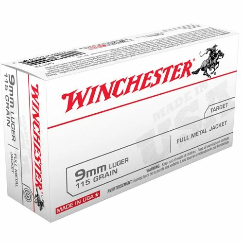 New 🤩 Winchester® 9 MM Luger Full Metal Jacket Centerfire Ammunition 😉 1 New 🤩 Winchester® 9 MM Luger Full Metal Jacket Centerfire Ammunition 😉
