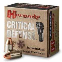 Budget 🧨 380 Auto 90 Gr FTX Critical Defense Ammunition ✔️