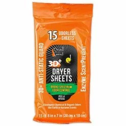 New ⭐ Dead Down Wind Odor Control Dryer Sheets 15 Ct. 😍